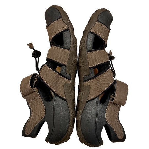 Teva Flintwood Closed Toe Water Hiking Outdoor Sandals Brown Mens Size 10 - Picture 8 of 9